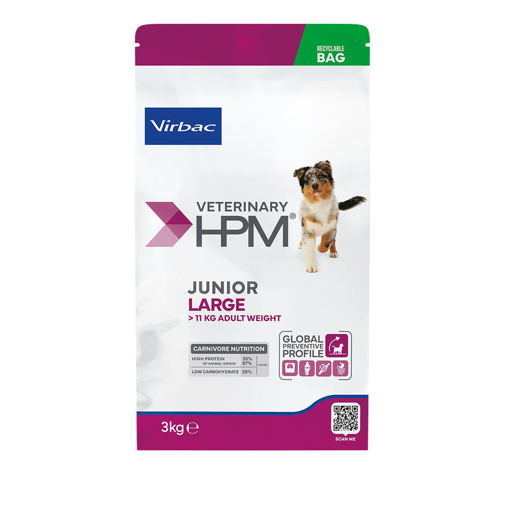 Virbac Dog Junior Large Trockenfutter 3kg 12kg