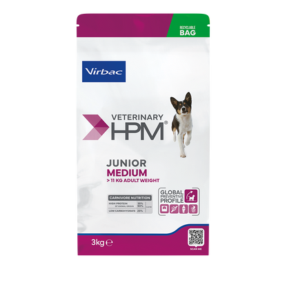 Virbac Dog Junior Medium Trockenfutter 3kg 12kg