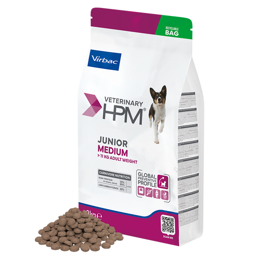 Virbac Dog Junior Medium Trockenfutter 3kg 12kg