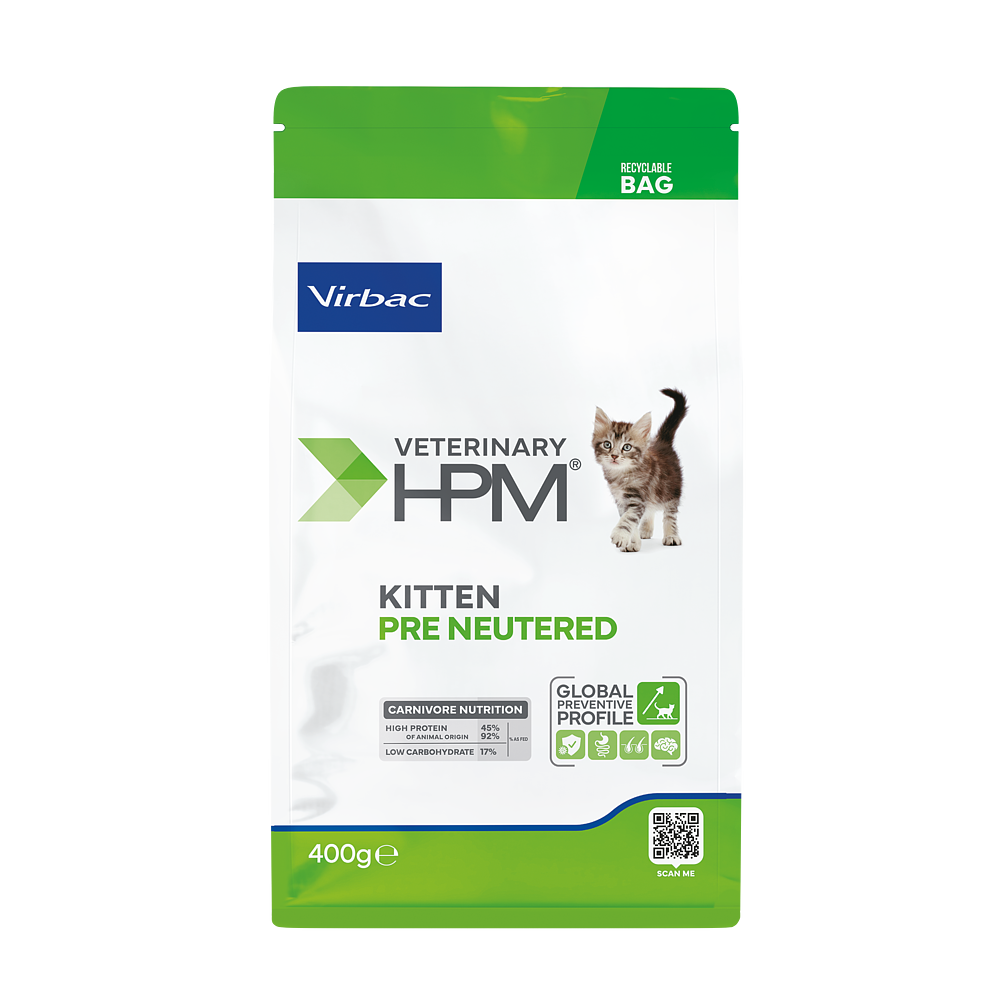 Virbac Cat Kitten Pre Neutered 1.5kg / 3kg Front