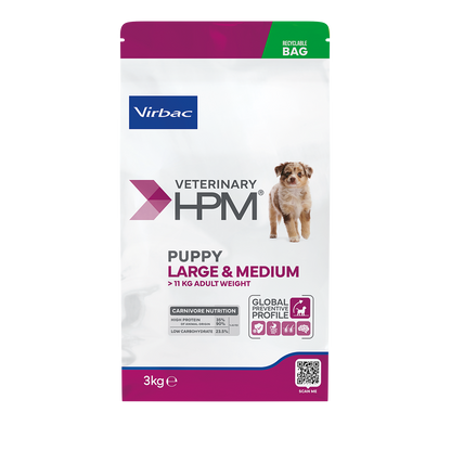 Virbac Dog Puppy Large & Medium Trockenfutter 3kg 12kg