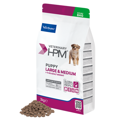 Virbac Dog Puppy Large & Medium Trockenfutter 3kg 12kg