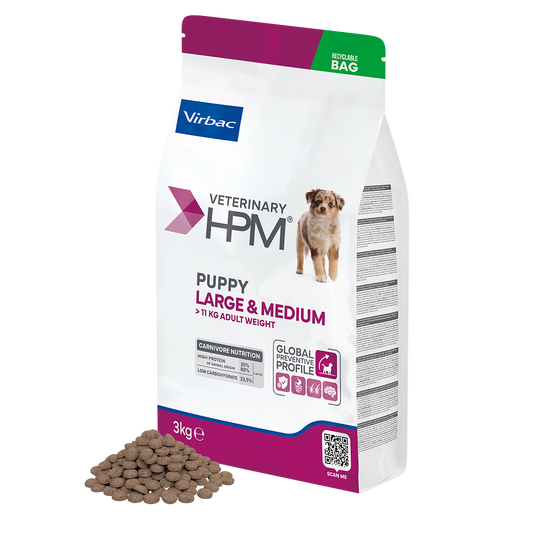 Virbac Dog Puppy Large & Medium Trockenfutter 3kg 12kg