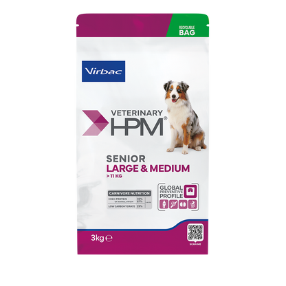 Virbac Dog Senior Large & Medium Trockenfutter 3kg 12kg