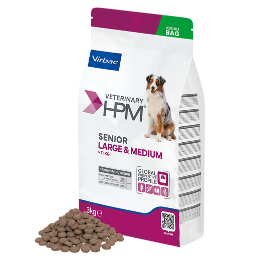 Virbac Dog Senior Large & Medium Trockenfutter 3kg 12kg
