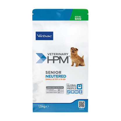 Virbac Senior Dog Neutered Small & Toy Trockenfutter 1.5kg 3kg 7kg
