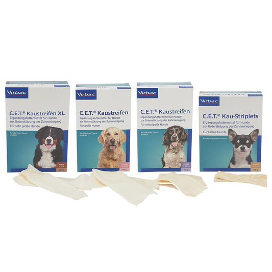 Virbac C.E.T. Kaustreifen für Hunde unterstützt Zahnhygiene