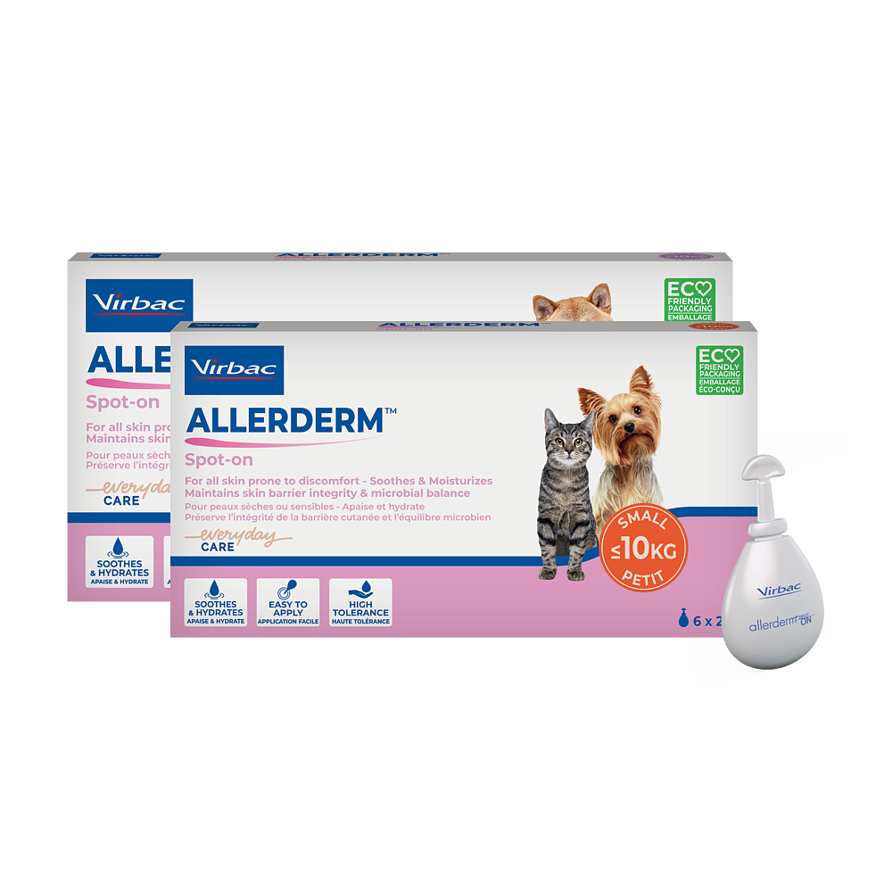 Virbac - Allerderm spot-on - Hund/Katze bis 10kg 