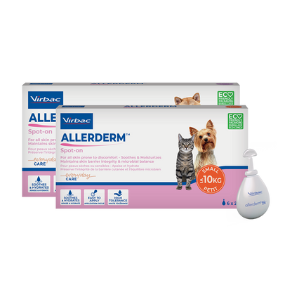 Virbac - Allerderm spot-on - Hund/Katze bis 10kg 