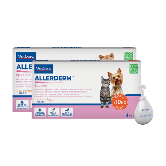 Virbac - Allerderm spot-on - Hund/Katze bis 10kg 