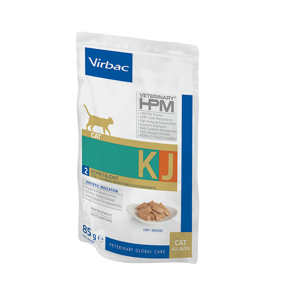 Virbac HPM Cat Kidney & Joint KJ2 Beutel