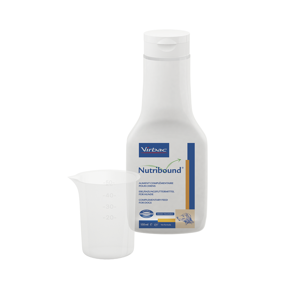 Virbac Nutribound Hund - 150ml - Behälter und Massbecher