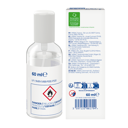 Virbac Zenifel Spray für Katzen 60 ml Rückseite