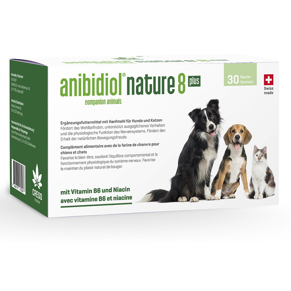 Creso Pharma anibidiol nature 8 plus granules für Hunde und katzen 30 Beutel à 5g