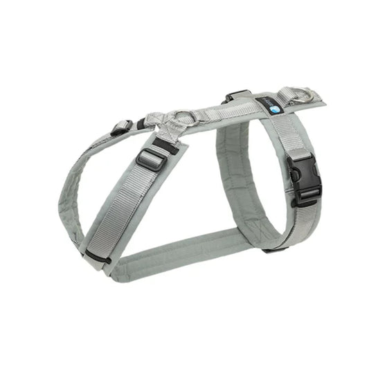 annyx brustgeschirr fun grau/silber, XXS, XS, S, M, L, XL