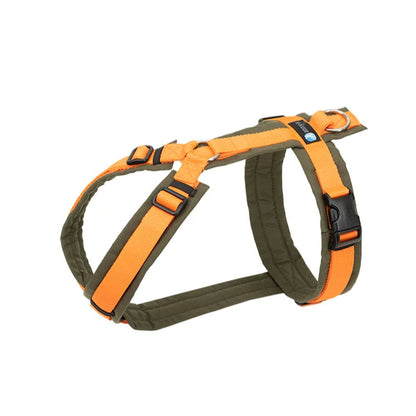 annyx brustgeschirr fun oliv/orange, XXS, XS, S, M, L, XL