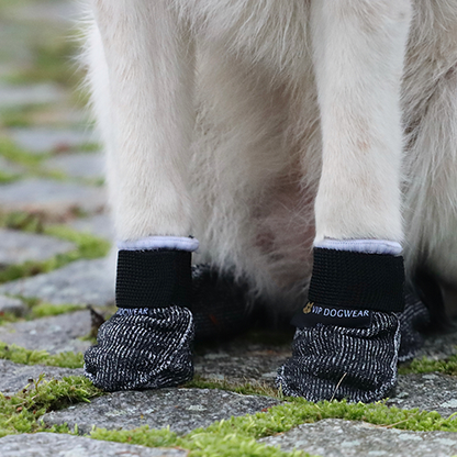 VIP Dogwear Universal Booties für Hunde getragen