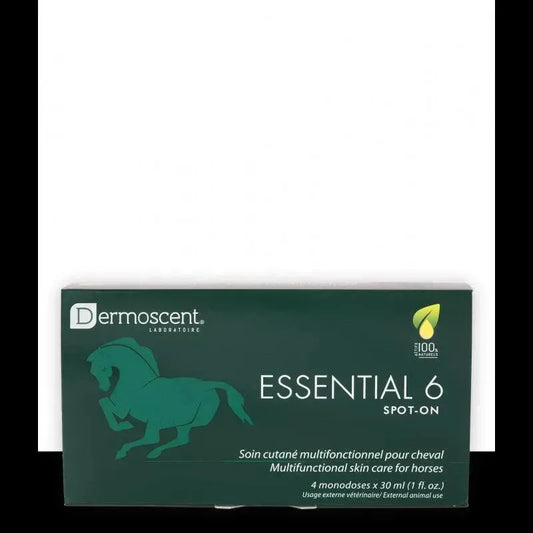 Essential 6 Spot On HORSE - Dermoscent - Marigin AG Onlineshop für Tierbedarf Essential 6 Spot On HORSE - 4 Stück Pflegeprodukte