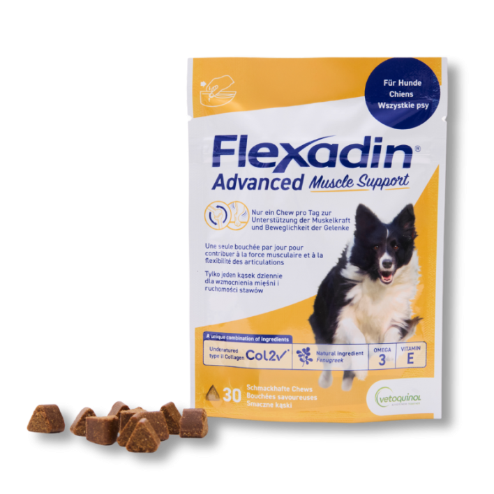 Flexadin Advanced Muscle Support, 30 und 60 Chews, für Hunde