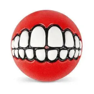Grinz Spielball - Rogz - Marigin AG Onlineshop für Tierbedarf Grinz Spielball - S / rot Spielzeug