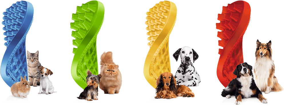 Pet+me, Silikonbürste - Pet+me - Pflegeprodukte:Bürsten, Tierart:Hund, Tierart:Katze - Marigin AG Onlineshop für Tierbedarf