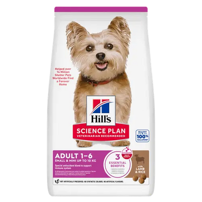Hill's Science Plan Small &amp; Mini Adult Hundefutter Lamm
