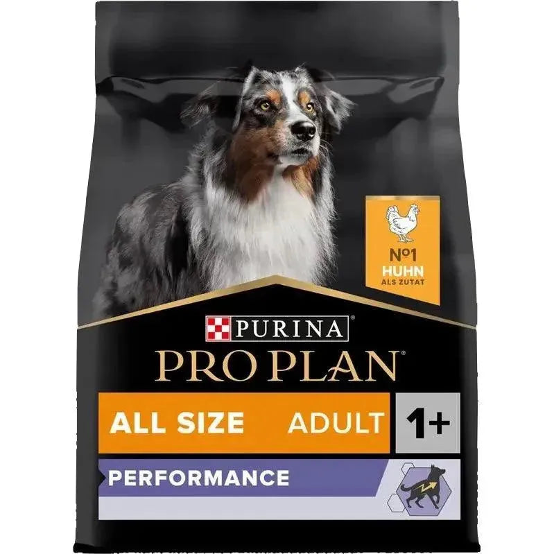 Purina All Sizes Adult Performance Hund - Trockenfutter - Purina ProPlan - Marigin AG Onlineshop für Tierbedarf Purina All Sizes Adult Performance Hund - Trockenfutter - Huhn / 14kg Futter