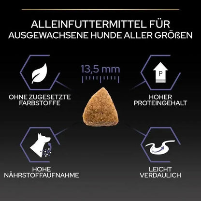 Purina All Sizes Adult Performance Hund - Trockenfutter - Purina ProPlan - Marigin AG Onlineshop für Tierbedarf Purina All Sizes Adult Performance Hund - Trockenfutter - Huhn / 14kg Futter