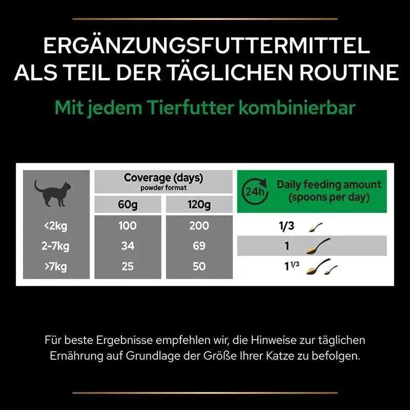 Purina Natural Defences + Katze - Pulver - Purina ProPlan - Marigin AG Onlineshop für Tierbedarf Purina Natural Defences + Katze - Pulver - Huhn / 1 x 60g Ergänzungsfuttermittel