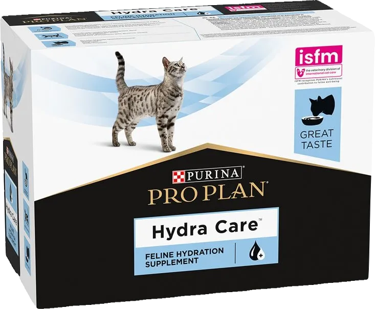 Purina Pro Plan Veterinary Diets Hydracare Beutel, seitliche Ansicht