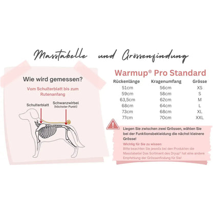 Warmup Cape PRO - Action Factory - Marigin AG Onlineshop für Tierbedarf Warmup Cape PRO - MINI / 30cm / Bordeaux Mantel