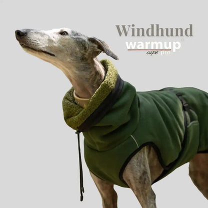 Warmup Cape PRO - Action Factory - Marigin AG Onlineshop für Tierbedarf Warmup Cape PRO - Windhund / XS / 51cm / Pine Green Mantel