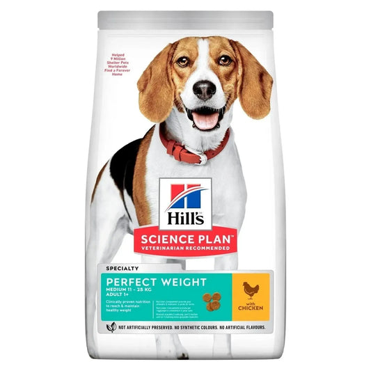 Hill's Science Plan Perfect Weight Medium Adult Hundefutter