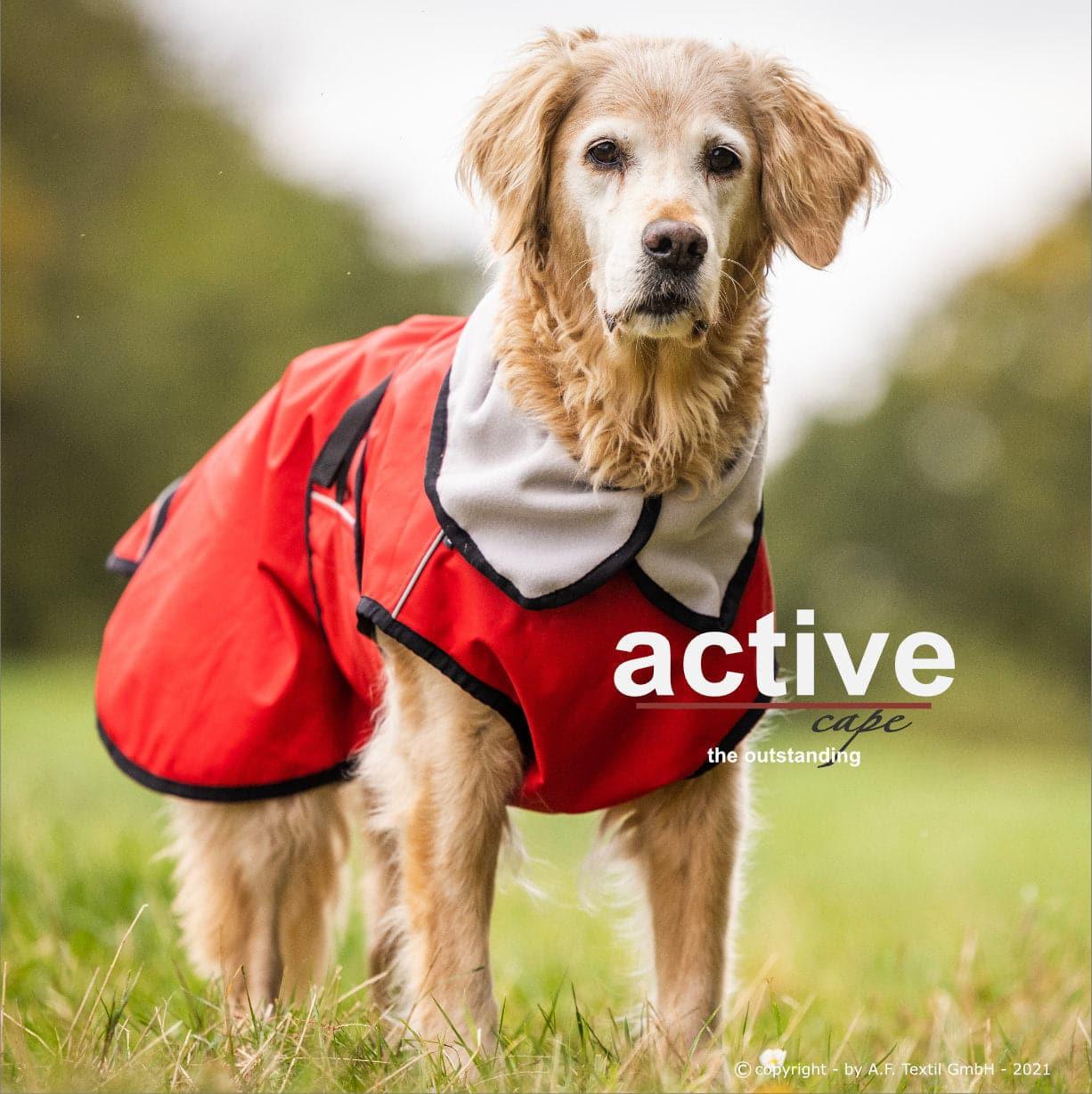 Active Cape Light - Action Factory - Art:Wasser- und windabweisender Mantel, Art:wärmender Mantel, Tierart:Hund - Marigin AG Onlineshop für Tierbedarf