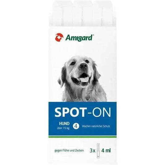 Amigard Spot-On für Hunde - Amigard - Marigin AG Onlineshop für Tierbedarf Amigard Spot-On für Hunde - Hund bis 30kg / 3 Stück Insektenabwehr