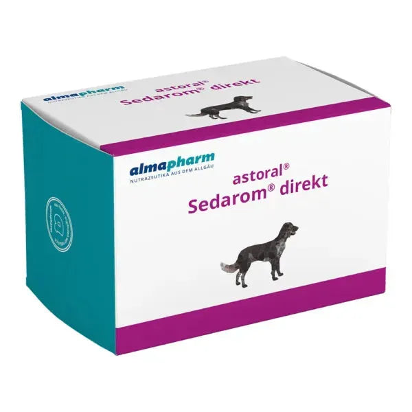 astoral® Sedarom® direkt Hund - almapharm - Marigin AG Onlineshop für Tierbedarf astoral® Sedarom® direkt Hund - 120 Stück Ergänzungsfuttermittel