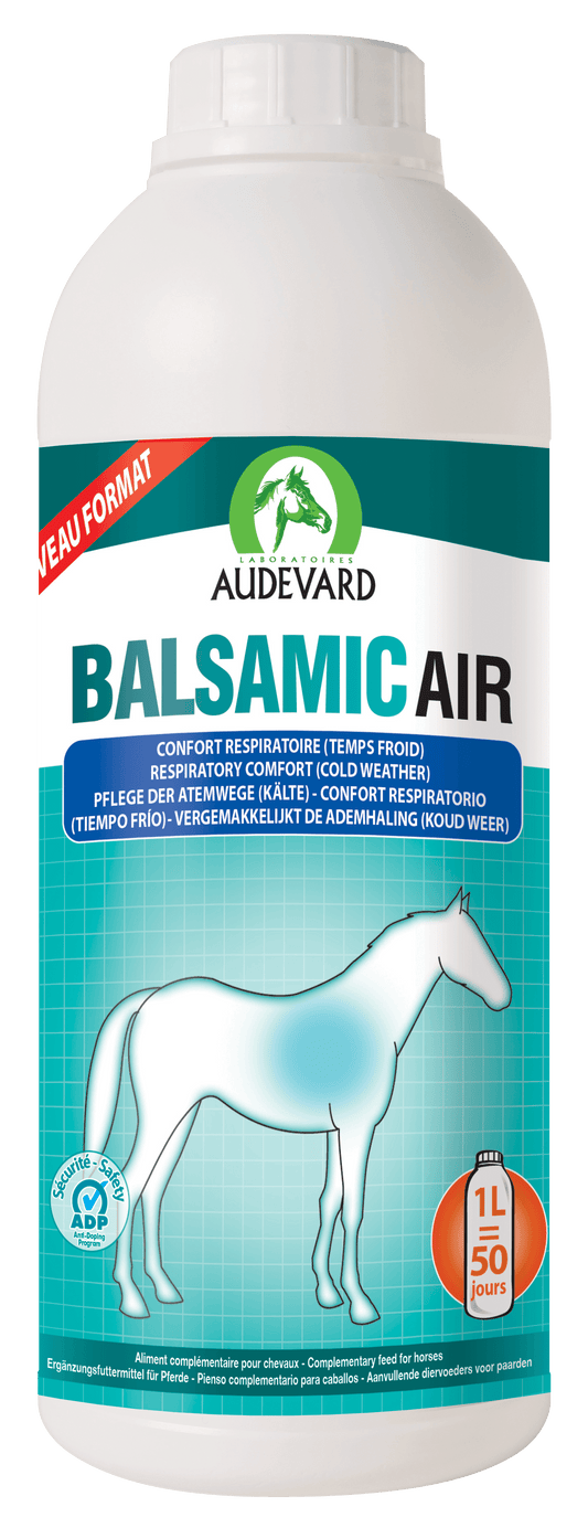 Balsamic Air - Audevard - Darreichungsform:Flüssigkeit, Ergänzungsfuttermittel:Atemwege, Tierart:Pferd - Marigin AG Onlineshop für Tierbedarf