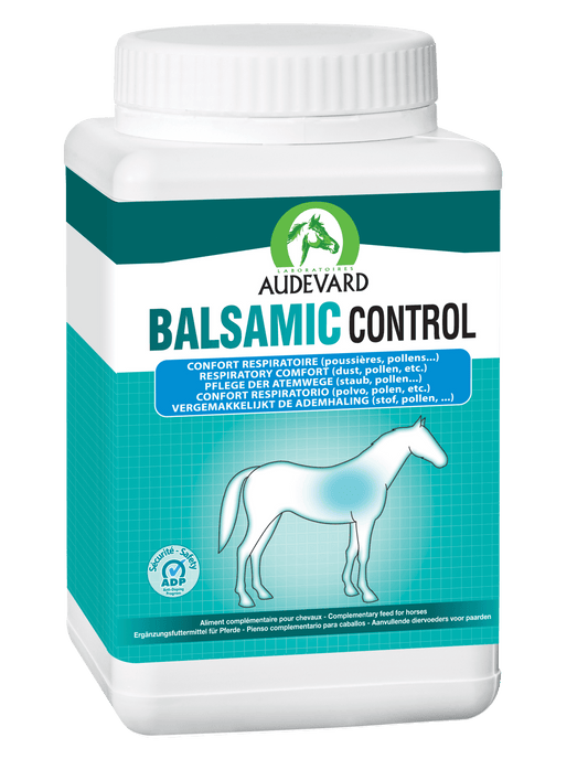 Balsamic Control - Audevard - Darreichungsform:Pulver, Ergänzungsfuttermittel:Atemwege, Tierart:Pferd - Marigin AG Onlineshop für Tierbedarf