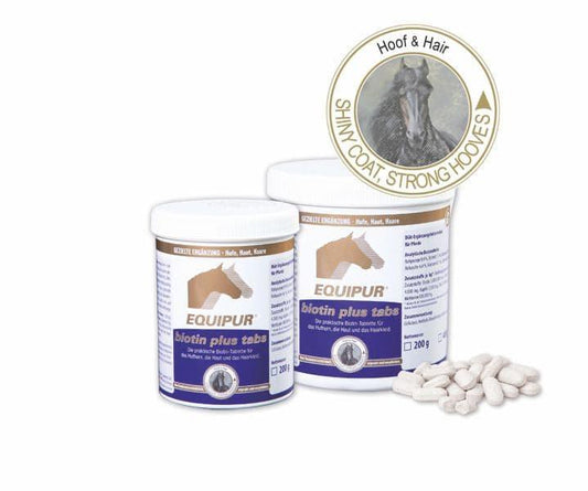Biotin Plus Tabs - Vetripharm - Darreichungsform:Tabletten, Ergänzungsfuttermittel:Fell & Haut, Ergänzungsfuttermittel:Huf, Tierart:Pferd - Marigin AG Onlineshop für Tierbedarf