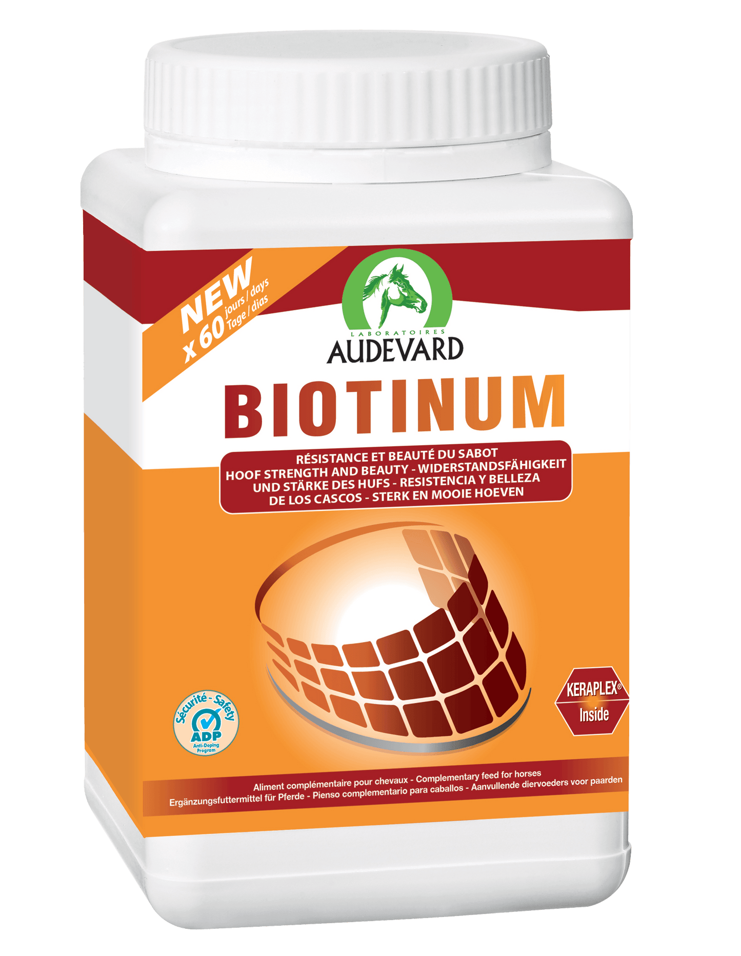 Biotinum - Audevard - Darreichungsform:Granulat, Ergänzungsfuttermittel:Huf, Hersteller:Audevard, Tierart:Pferd - Marigin AG Onlineshop für Tierbedarf