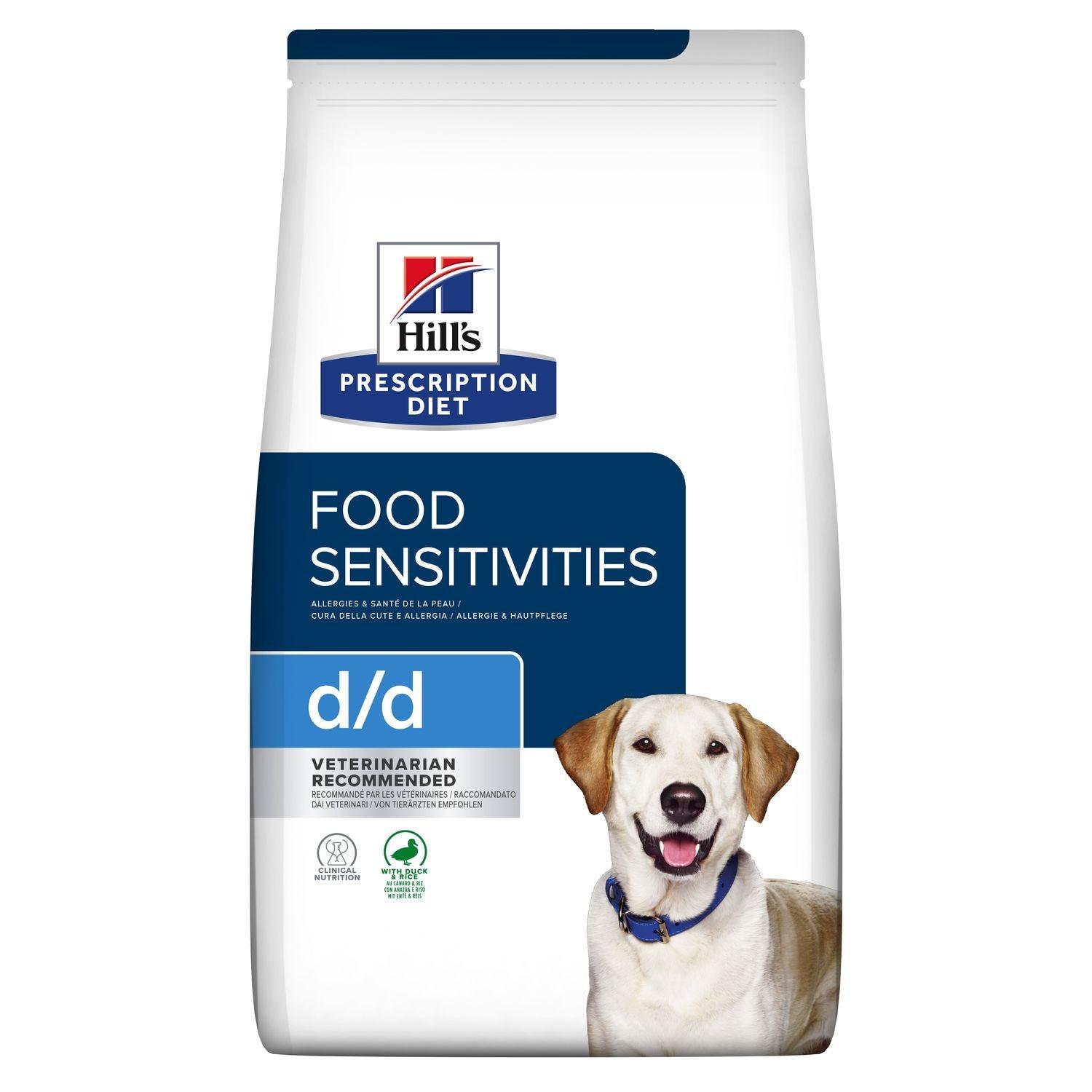 Canine d/d - Hill's Prescription Diet - Alter:Adult, Alter:Senior, Erkrankung:Allergie, Erkrankung:Haut, Futterart:Trocken, Geschmack:Ente, Tierart:Hund - Marigin AG Onlineshop für Tierbedarf