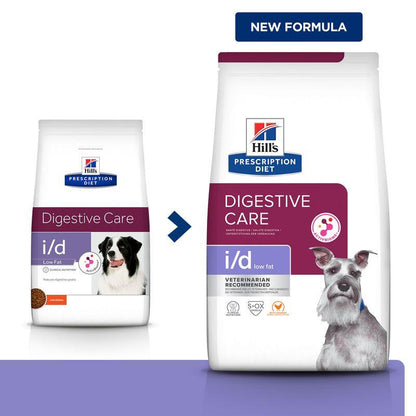 Canine i/d low fat - Hill's Prescription Diet - Alter:Adult, Alter:Senior, Erkrankung:Bauchspeicheldrüse, Erkrankung:Magen-Darm, Futterart:Trocken, Geschmack:Huhn, Tierart:Hund - Marigin AG Onlineshop für Tierbedarf