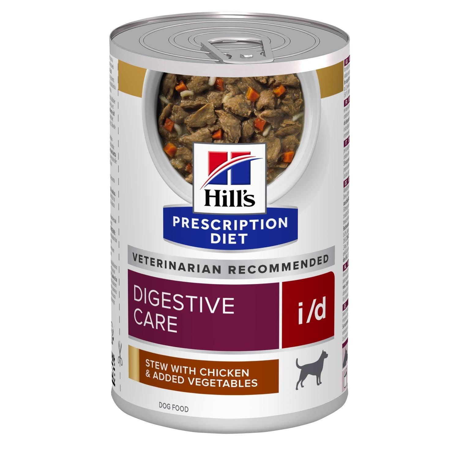 Canine i/d Ragout - Hill's Prescription Diet - Alter:Adult, Alter:Senior, Erkrankung:Magen-Darm, Erkrankung:zur Erholung, Futterart:Nass, Geschmack:Huhn, Tierart:Hund - Marigin AG Onlineshop für Tierbedarf