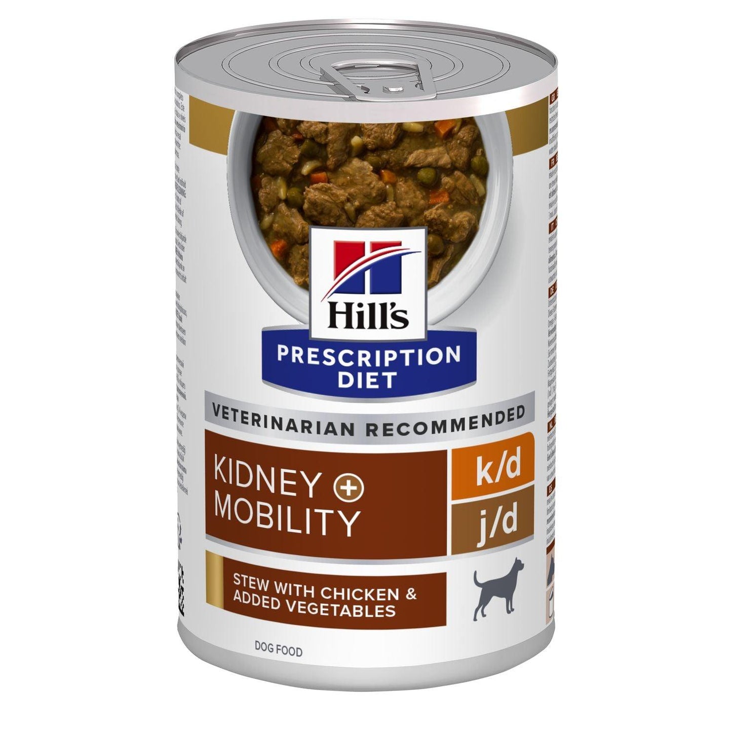 Canine k/d + Mobility Ragout - Hill's Prescription Diet - Alter:Adult, Alter:Senior, erkrankung:Gelenk, Erkrankung:Herz, Erkrankung:Niere, Futterart:Nass, Geschmack:Huhn, Tierart:Hund - Marigin AG Onlineshop für Tierbedarf