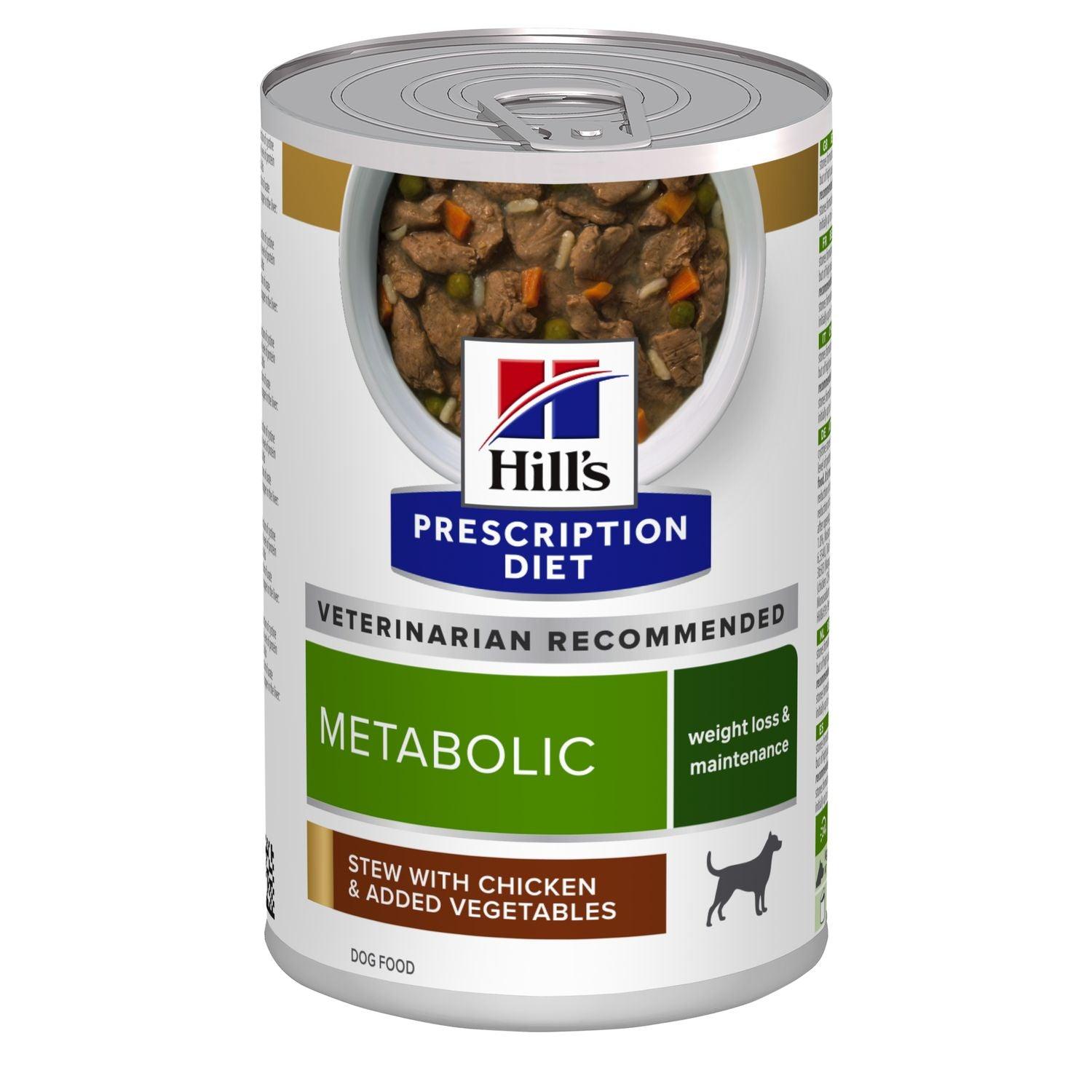 Canine Metabolic Ragout - Hill's Prescription Diet - Alter:Adult, Alter:Senior, Erkrankung:Übergewicht, Futterart:Trocken, Hersteller:Hill's Prescription Diet, Tierart:Hund - Marigin AG Onlineshop für Tierbedarf