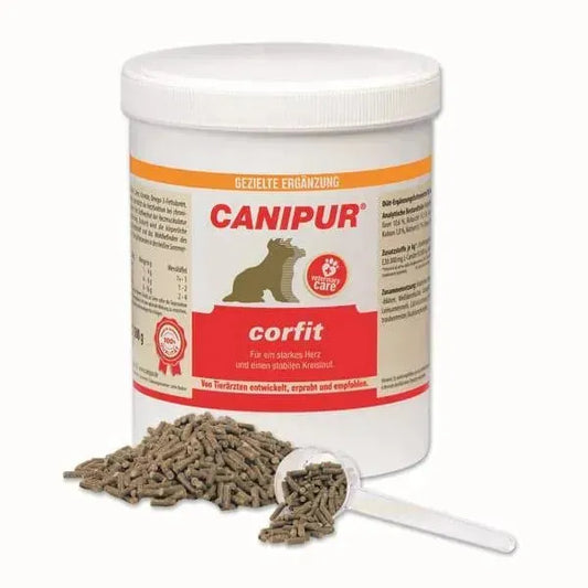 Canipur Corfit - Vetripharm - Marigin AG Onlineshop für Tierbedarf Canipur Corfit - 150g Ergänzungsfuttermittel