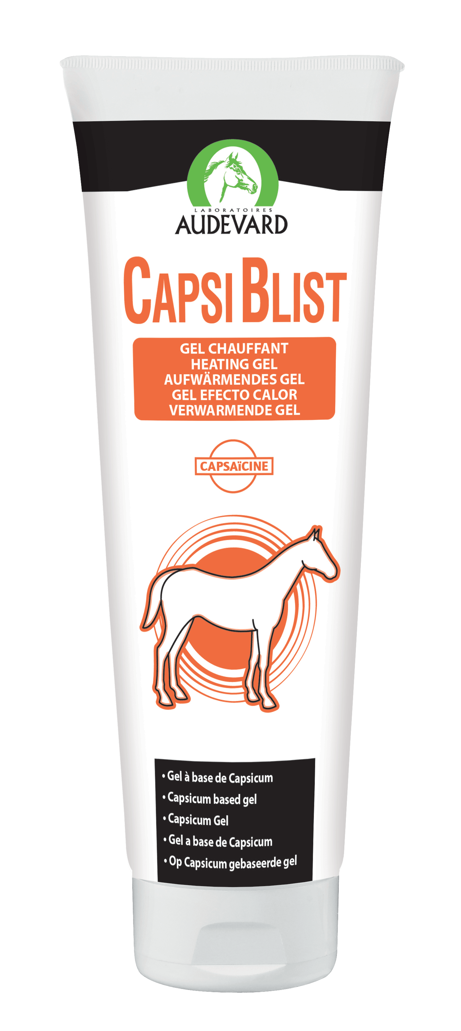 Capsiblist - Audevard - Darreichungsform:Gel, Hersteller:Audevard, Pflegeprodukte:Regeneration, Tierart:Pferd - Marigin AG Onlineshop für Tierbedarf