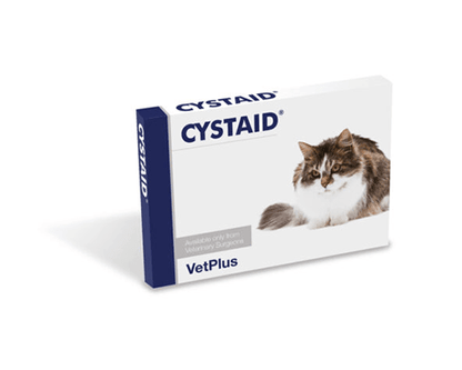 Cystaid - VetPlus - Alter:Adult, Alter:Senior, Darreichungsform:Kapseln, Ergänzungsfuttermittel:Harnwege, Tierart:Katze - Marigin AG Onlineshop für Tierbedarf