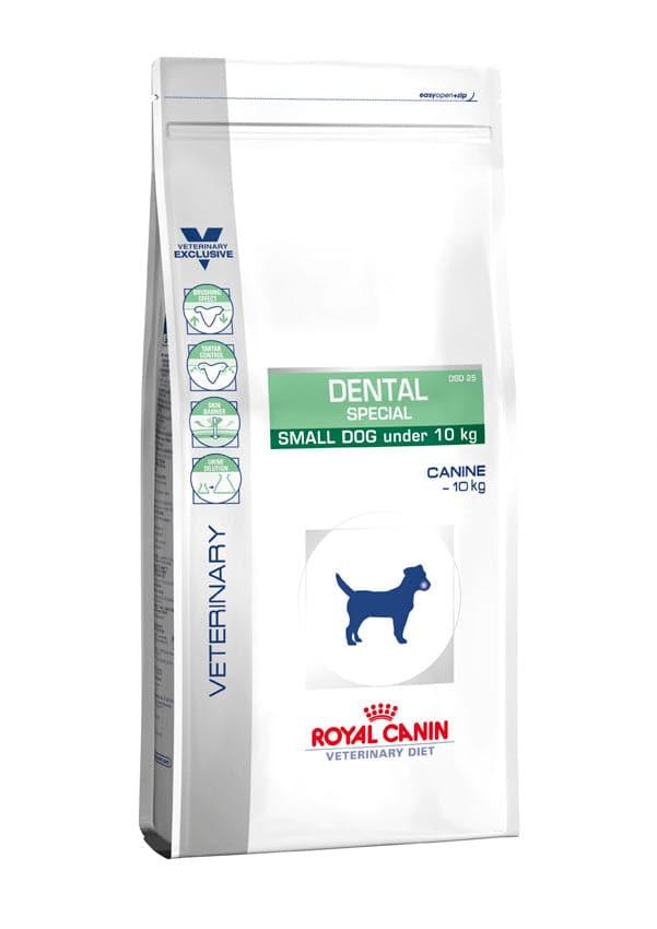 Dental small Dog - Royal Canin Veterinary Diet - Alter:Adult, Alter:Senior, erkrankung:Zähne, Futterart:Trocken, Geschmack:Huhn, Tierart:Hund - Marigin AG Onlineshop für Tierbedarf