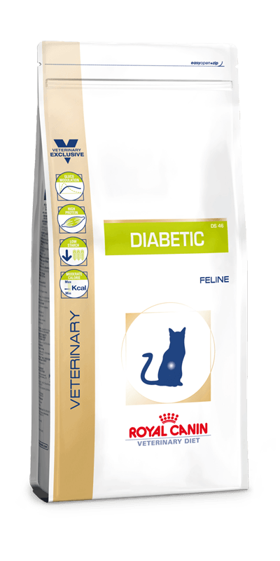 Diabetic Cat - Royal Canin Veterinary Diet - Alter:Adult, Alter:Senior, Erkrankung:Diabetes, Futterart:Trocken, Geschmack:Huhn, Tierart:Katze - Marigin AG Onlineshop für Tierbedarf